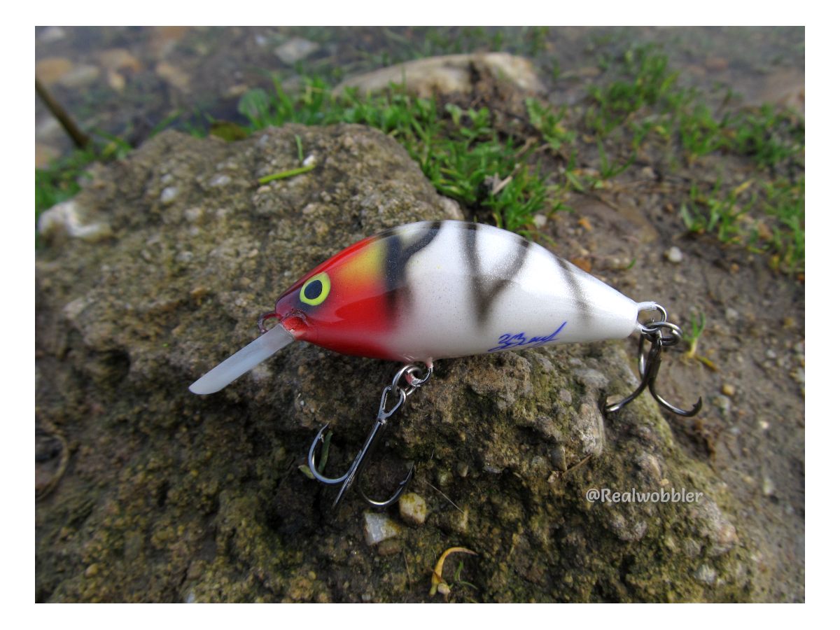 Handmade Crankbait Retro Fire Cat Fat Mini 5 Handmade Crankbait Retro Fire Cat Fat Mini 5