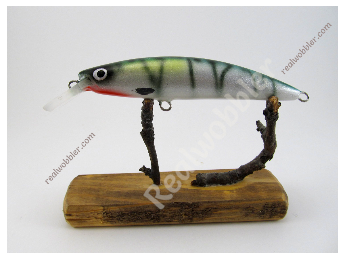 Handmade Crankbait "Retro Striped 2 S 9" Handmade Crankbait "Retro Striped 2 S 9"