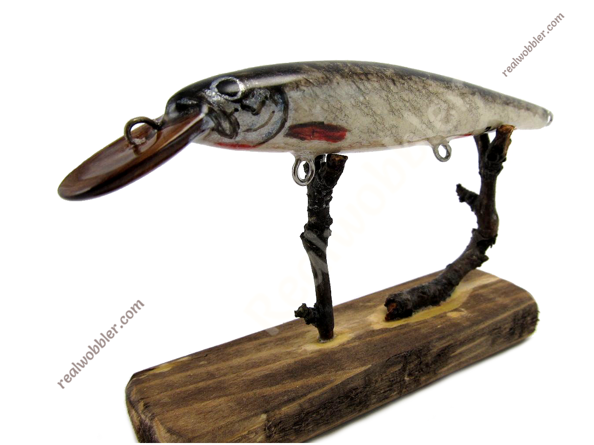 Handcrafted wooden fishing lures