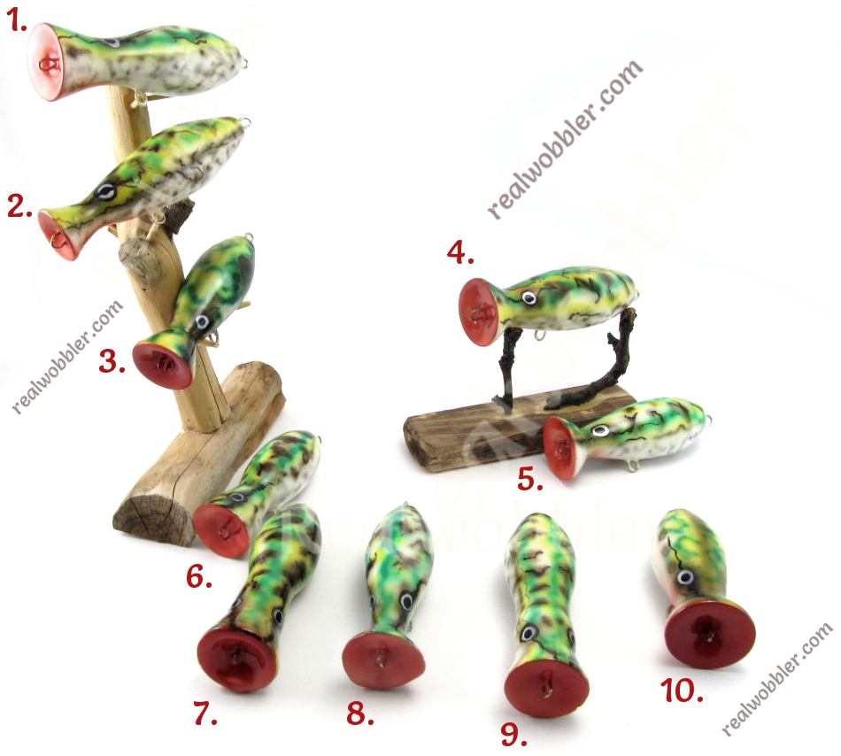 Best Popper Lure for Largemouth Bass Fishing Handmade from Wood