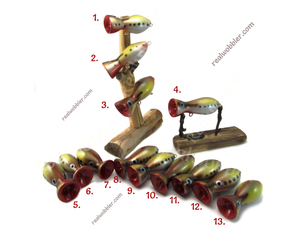 Best Largemouth Bass Popper Lures Handmade from Wood