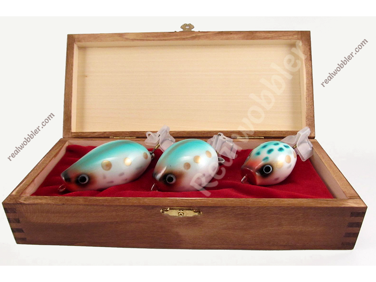 Bestes Geschenk für Angler Oberflächenköder in Holzbox