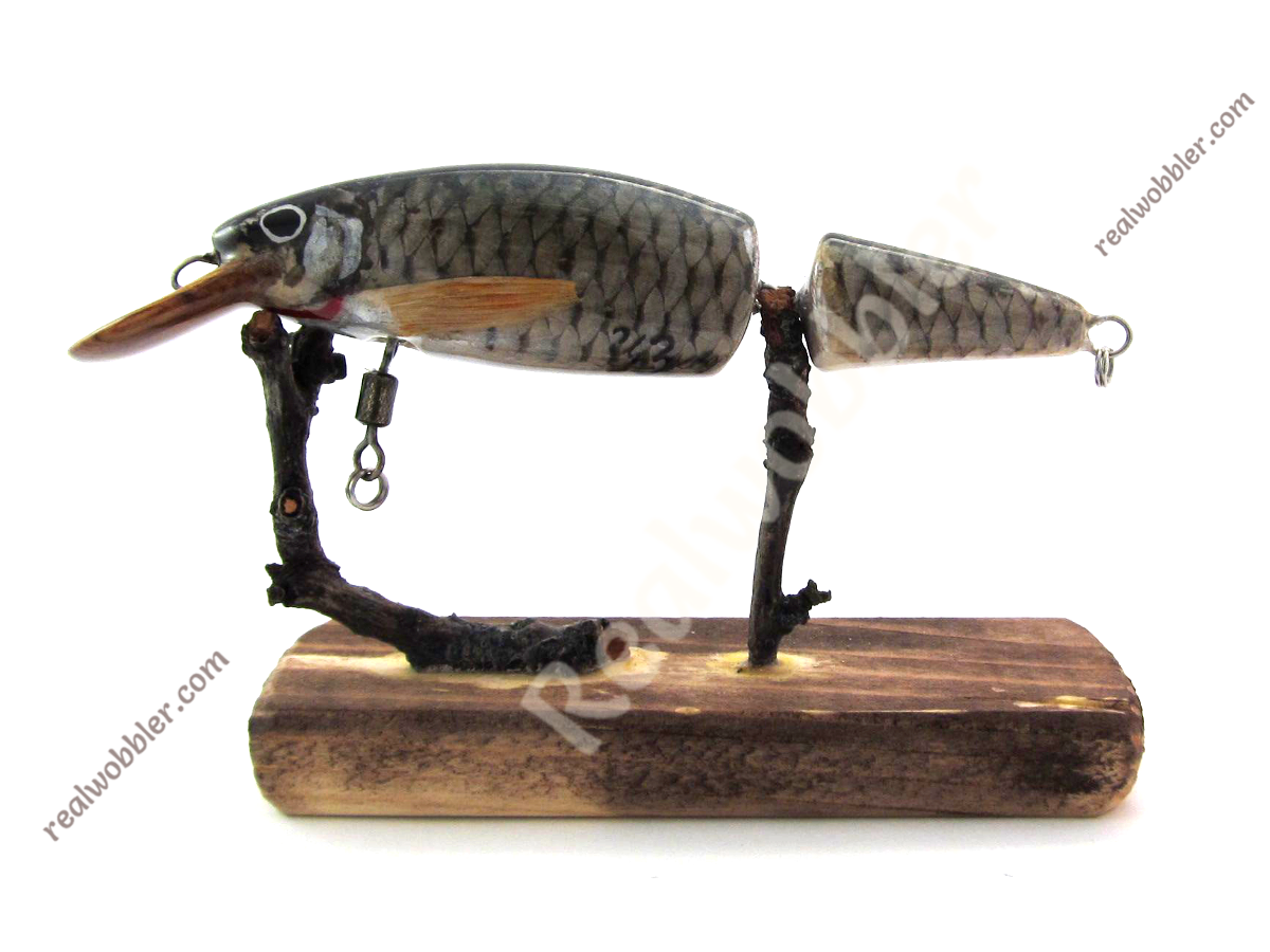 handmade wooden fishing lure