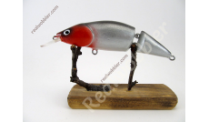 Crankbait Artesanal "Retro Red Head Jointed Fat S 10"