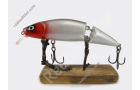 Crankbait Artesanal Retro &quot;Cabeza Roja Articulado M 12&quot;