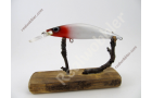 Crankbait Artesanal Retro Red Head Slim XS 7