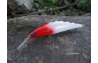 Crankbait Artesanal Retro &quot;Red Head Spiral M”