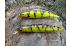 Crankbait Artesanal &quot;Retro Perch Yellow Slim S 10&quot;