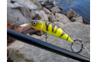 Crankbait Artesanal &quot;Retro Perch Yellow Fat S 8&quot;