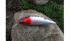 Handmade Crankbait Retro "Red Head Spiral FZ M 11"