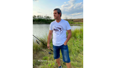 T-Shirt with Catfish White