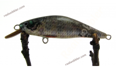 Dicker Wobbler XS mit Rotfeder-Fischhaut