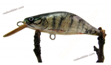 Dicker Wobbler XS mit Rotfeder-Fischhaut