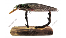 Schlanker Wobbler S mit Hecht-Fischhaut