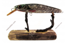 Schlanker Wobbler S mit Hecht-Fischhaut