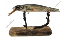 Schlanker Wobbler S mit Hecht-Fischhaut