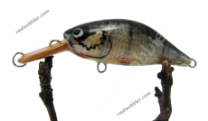 Dicker Wobbler XS mit Rotfeder-Fischhaut