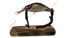 Dicker Wobbler XS mit Rotfeder-Fischhaut