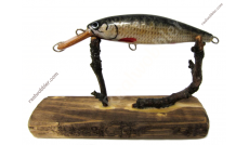 Schlanker Wobbler XS mit Rotfeder-Fischhaut