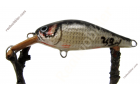 Dicker Wobbler Mini mit Rotfeder-Fischhaut