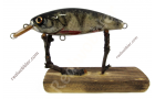 Fat Lure M with Perch Fish Skin