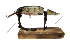 Jointed Lure S with Perch Fish Skin