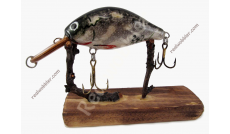 Dicker Wobbler S mit Hecht-Fischhaut