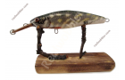 Schlanker Wobbler S mit Hecht-Fischhaut