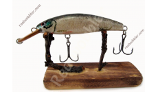 Schlanker Wobbler S mit Zander-Fischhaut