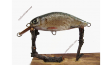 Dicker Wobbler XS mit Rotfeder-Fischhaut