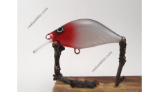 Handgemachter Wobbler Retro Red Head XS 6"