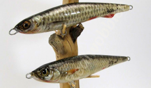 Handmade Jerkbaits with Real Fish Skin for Pike, Black Bass, Zander