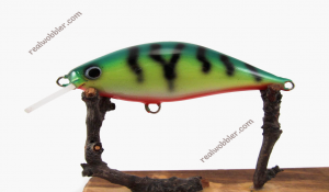 Custom made wooden lures for bass fishing