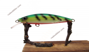 Custom made wooden lures for bass fishing