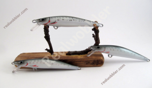 Handmade Wood Fishing Lures for Smallmouth Bass Fishing